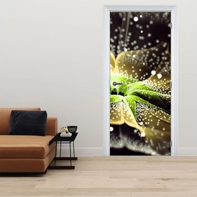 Fototapet pentru ușă - floare în prim plan (95x205cm)