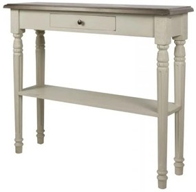 Consola alba din lemn de pin, Harlem