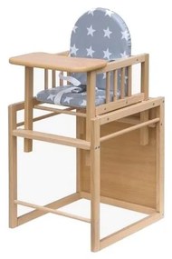 COSING - Scaun de masă pentru copii 2în1 Viktoria fag/gri