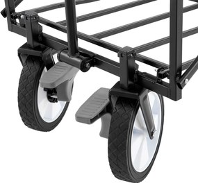 Cărucior de mână gri deschis