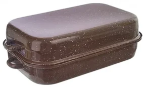 Orion Tigaie smaltată BROWN, 34,5 x 23 cm, M