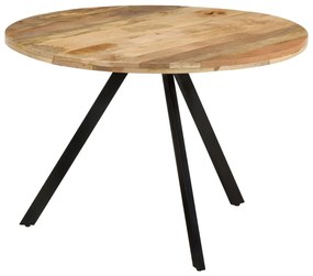 vidaXL Masă de bucătărie, 110x75 cm, lemn masiv de mango