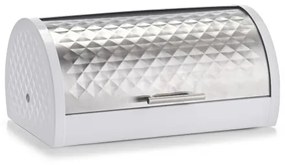 Cutie pentru paine, Metal Alb, l39xA28xH19 cm