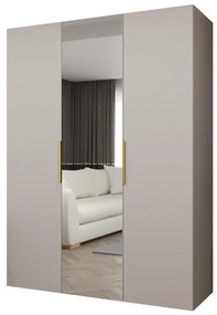 Dulap de haine 150 cm Mirabella 2 (Cașmir + Auriu). 1126412