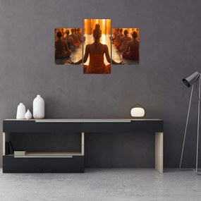 Tablou - Lecții de yoga (90x60 cm)