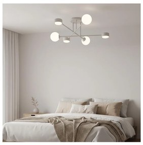 Lustră aplicată HOLON 3xG9/8W/230V + 3xGX53/12W gri