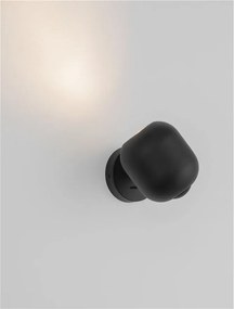 Aplica cu spot directionabil metal negru MARLIN