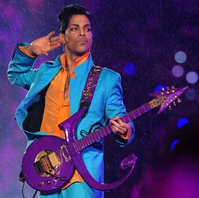 Fotografie Prince at Super Bowl XLI, Theo Wargo