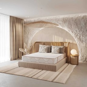 Saltea Eko Pocket 160×200 cm, fermitate medie, 24 cm înălțime