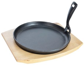 Tigaie tip grill cu mâner reglabil din fontă ø 22 cm LITINA – Orion
