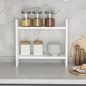 Raft de bucătărie DENVER 30x34 cm alb