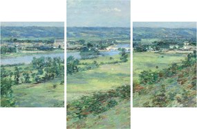 Tablou - Theodore Robinson, The Valley of the Seine, From the Hills of Giverny, reproducere (90x60 cm)