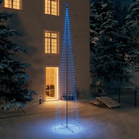 Decoratiune brad Craciun conic 752 LED-uri albastru 160x500 cm 1, Albastru, 160 x 500 cm, straight led style