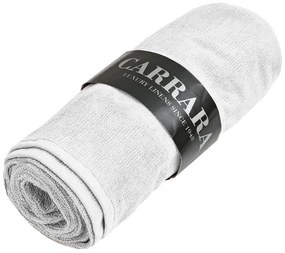 Set de prosoape CARRARA 1buc 60x100 cm si 1buc 40x55 cm 100% bumbac, alb