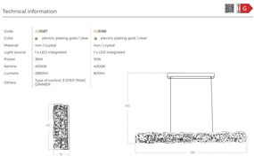 Aplica de perete LED FLORENCE