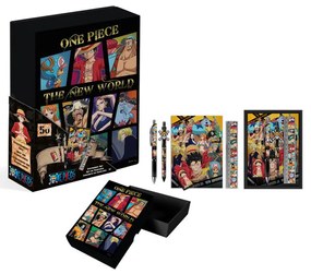 One Piece Set de papetărie cu 5 piese în cutie