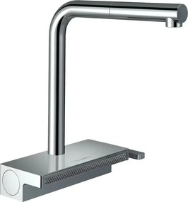 Baterie bucatarie cu dus extractibil 2 jeturi Hansgrohe Aquno Select M81 250 crom
