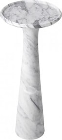 Masuta auxiliara design LUX din marmura Pompano high 113748 HZ