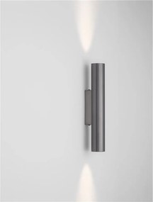 Aplica LED iluminat sus si jos RIVETA nickel negru