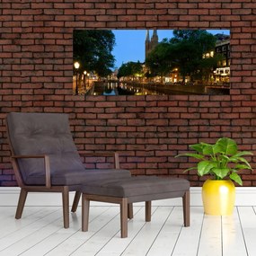 Tabou orașului istoric nocturn (120x50 cm)