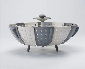 Steamer / sită pentru gătit cu aburi Joseph Joseph Lotus Plus, verde