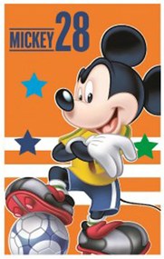 Disney Mickey Football Orange prosop de mână, prosop de față, prosop 35x65cm