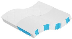 vidaXL Saltea cu arcuri buzunar, fermitate medie, 200x200 cm