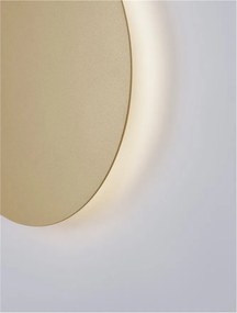 Aplica LED de perete design ambiental CYRCLE 30cm aurie