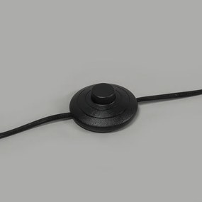 Lampă de podea din alamă cu abajur gri 50 cm - Kaso