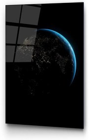 Tablou din sticlă 70x100 cm Earth – Wallity