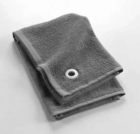 Prosop gri antracit din bumbac din frotir 50x50 cm Cuistot – douceur d'intérieur