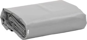 vidaXL Prelată, gri, 4x4 m, 650 g/m²