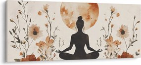 Tablou - Yoga Portocalie (120x50 cm)