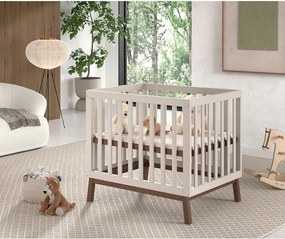 Țarc pentru copii bej din lemn de pin 95x75 cm Sezane – Vipack