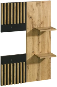 Raft typ LA13 Laticia (mat negru + stejar wotan). 1040639