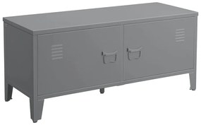 Pantofar gri cu bancă din metal Salino – Støraa