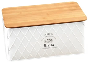 Kesper 1804563 Cutie pentru pâine cu tăbliță, 32,5x 15 x 21 cm