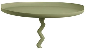 Măsuță auxiliară rotundă din metal ø 40 cm Zig Zag – Leitmotiv