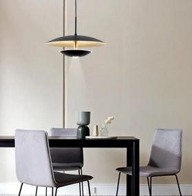 Pendul LED pe cablu MONICA LED/16W/230V negru/auriu