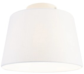 Plafoniera moderna cu abajur alb 25 cm - Combi