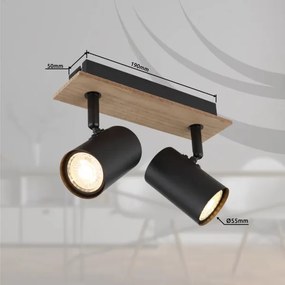 Spot Globo 57905-2 LINCA 2xGU10/35W/230V