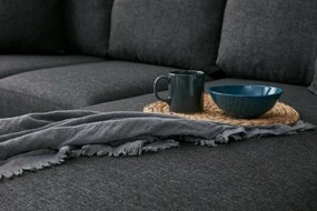 Canapea de colț Eva Right Anthracite
