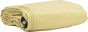 vidaXL Pânză 650g / m² Bej 1,5 x 6 m Pânză cu acoperire PVC