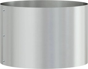 vidaXL Inele pentru vaze Argintiu 30 x 30 x 20 cm Oțel Galvanizat