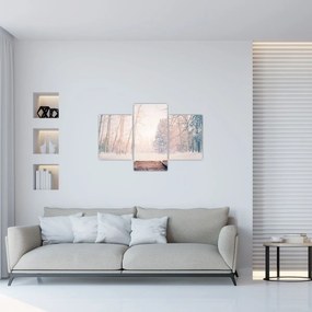 Tablou - Priveliște pădure (90x60 cm)