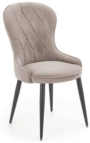 Scaun K366 velvet bej