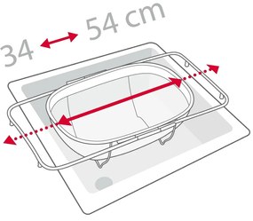 Tescoma GrandCHEF coș filtrant reglabil 34 x 24 cm