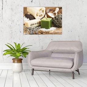 Tablou pe sticlă - Momente pentru relaxare (70x50 cm)