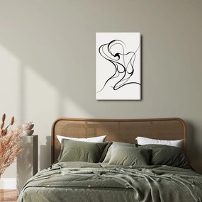 Tablou linie abstractă a femeii