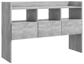 808381 vidaXL Servantă, gri beton, 105x30x70 cm, PAL